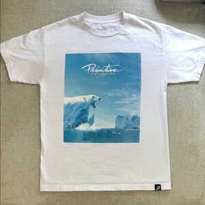 ❤️‍🔥 3 for $25 (bundle) Primitive Iceberg Graphic Tee - White and Blue